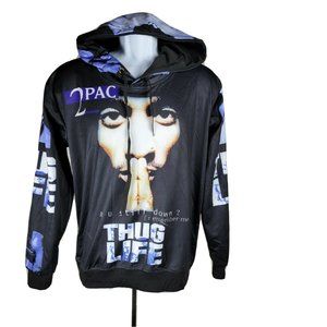 2Pac "Thug Life" Hoodie Hooded Sweatshirt Small
